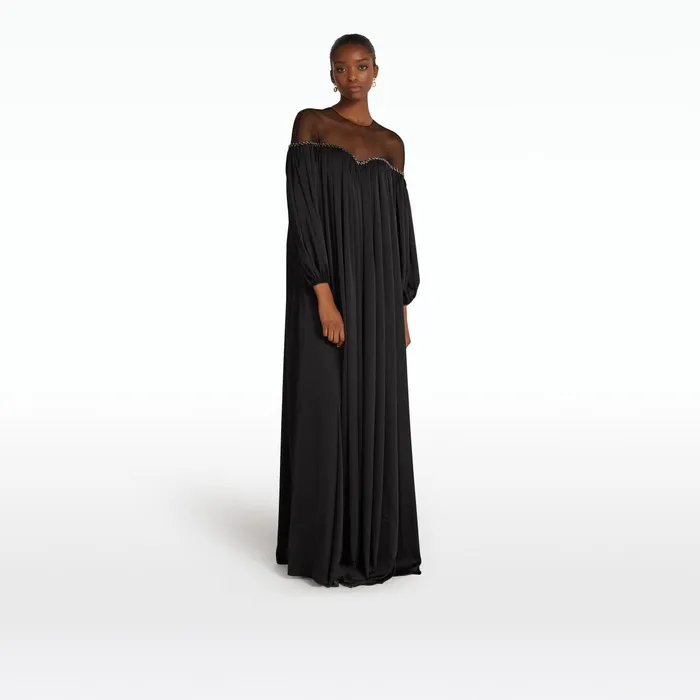 Safiyaa Rrion Black Dress Women Dresses