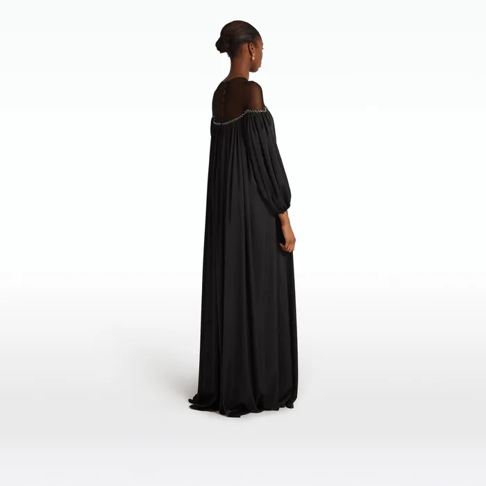 Safiyaa Rrion Black Dress Women Dresses
