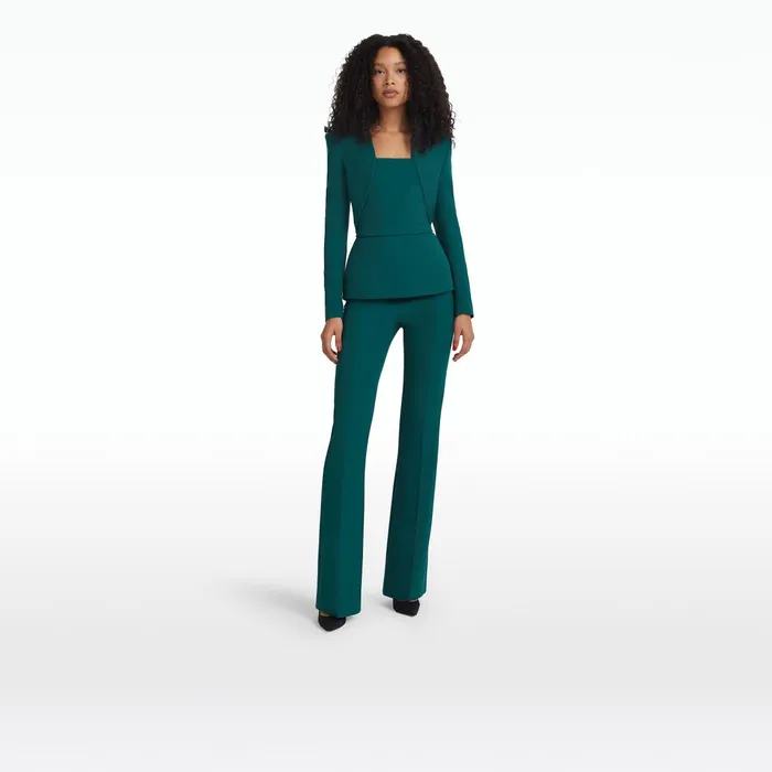 Safiyaa Samuela Alpine Green Top Women Tops