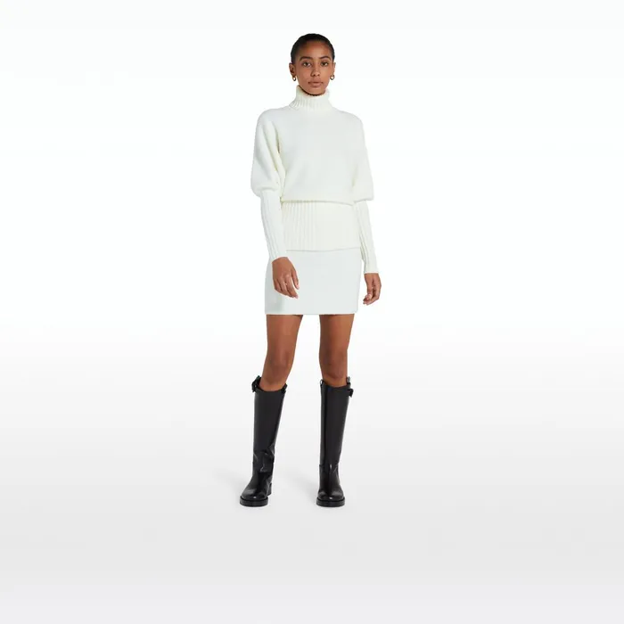 Safiyaa Sara Ivory Knit Women Tops