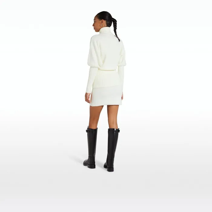 Safiyaa Sara Ivory Knit Women Tops