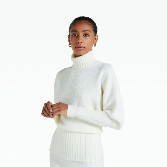 Safiyaa Sara Ivory Knit Women Tops