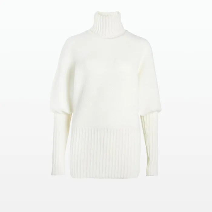 Safiyaa Sara Ivory Knit Women Tops