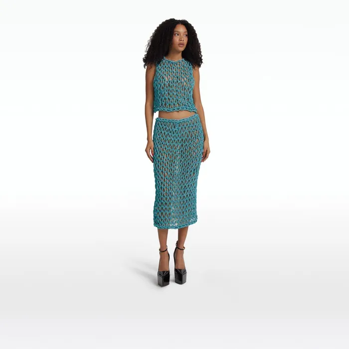 Safiyaa Savyn Aquamarine Top Women Tops