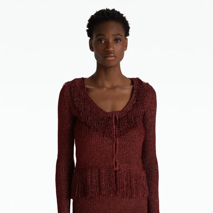 Safiyaa Scarlett Amber Sun Knit Jacket Women Knitwear