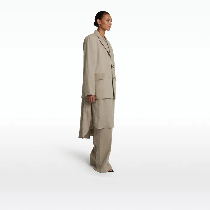 Safiyaa Sebiha Stone Midi Dress Women Dresses