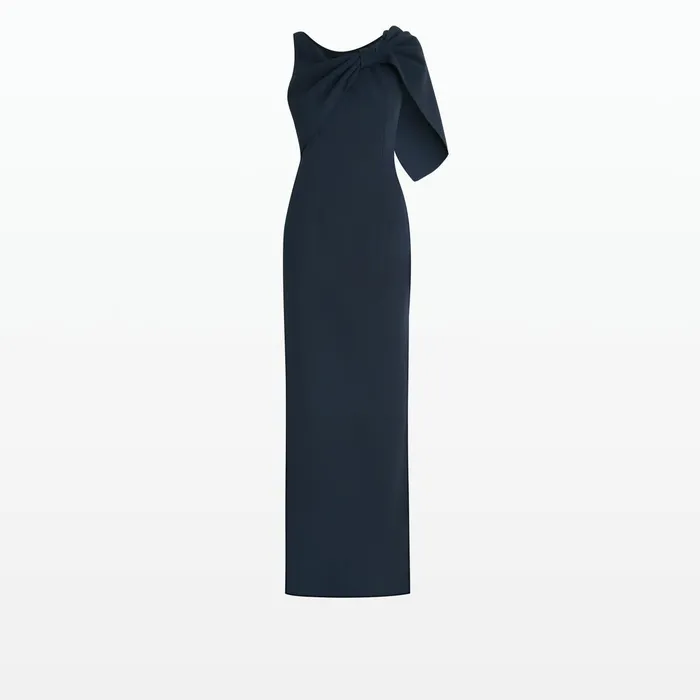 Safiyaa Serendipity Midnight Navy Long Dress Women Dresses