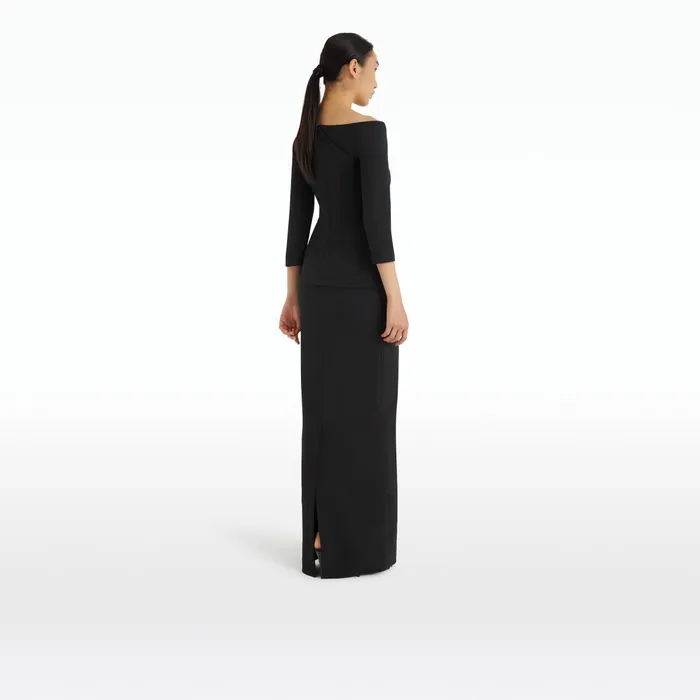 Safiyaa Sidha Black Skirt Women Skirts