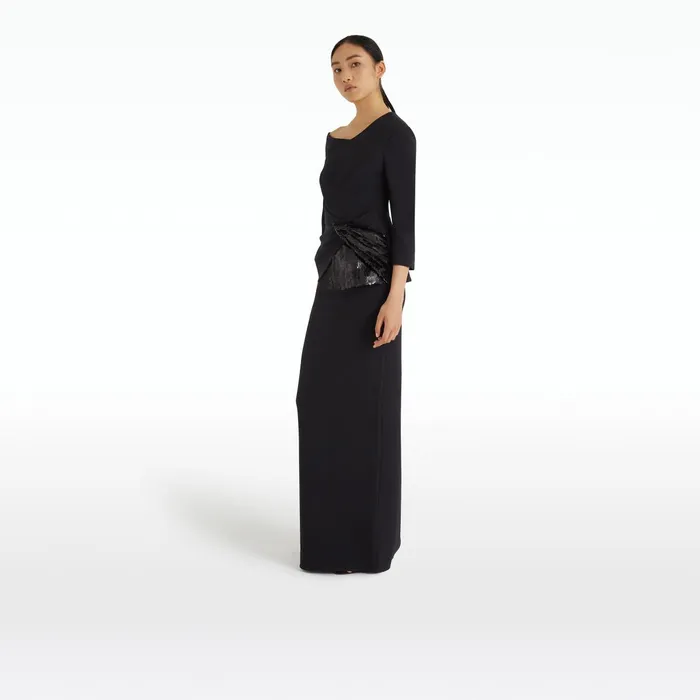 Safiyaa Sidha Black Skirt Women Skirts