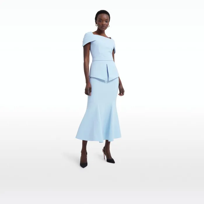 Safiyaa Sol Pale Blue Skirt Women Skirts