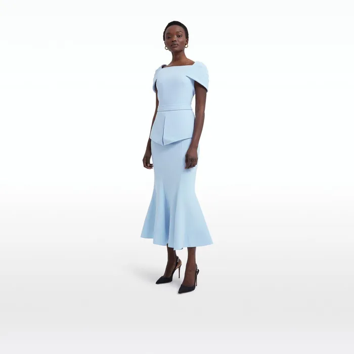 Safiyaa Sol Pale Blue Skirt Women Skirts