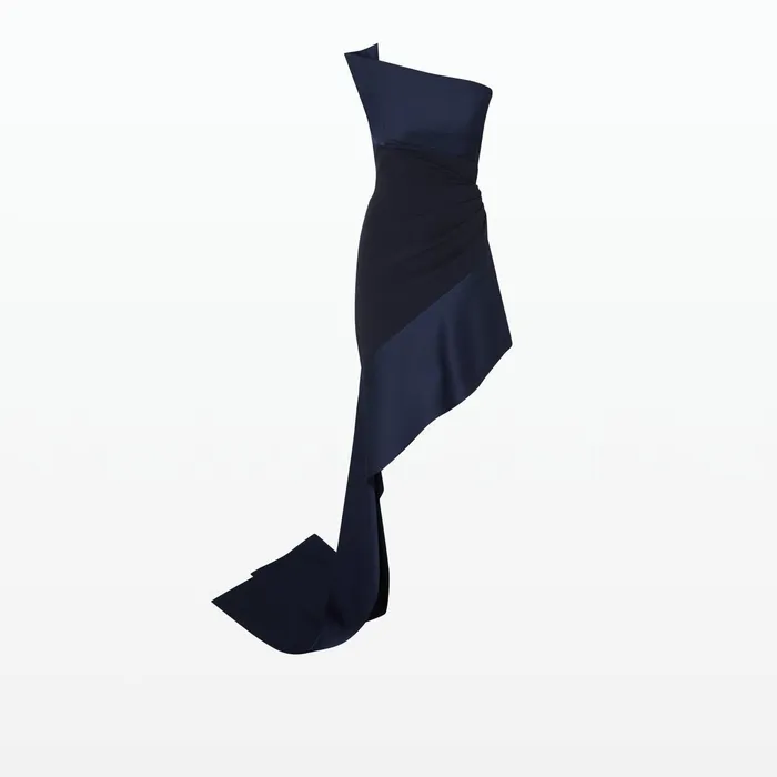 Safiyaa Swathi Midnight Navy Short Dress Women Dresses