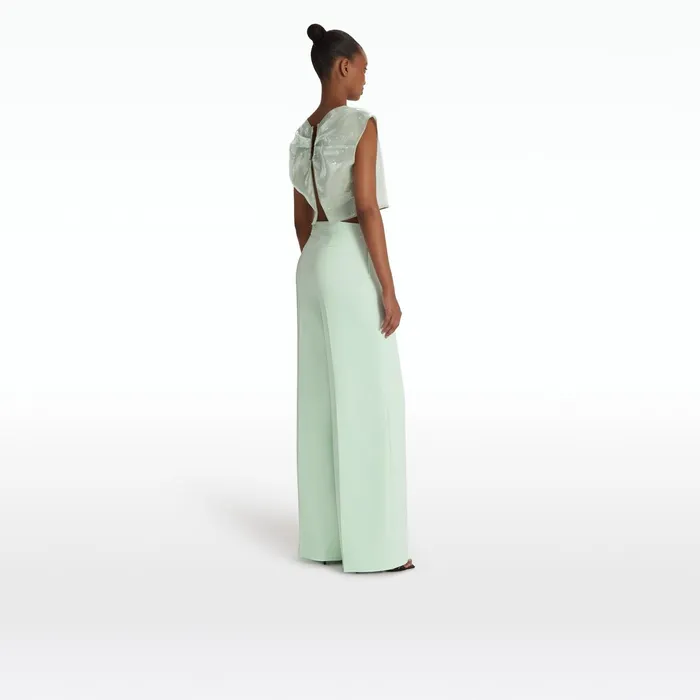 Safiyaa Tali Sea Glass Trousers Women Trousers