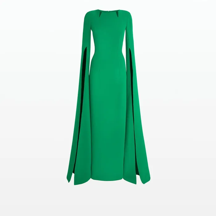 Safiyaa Talin Emerald Long Dress Women Dresses