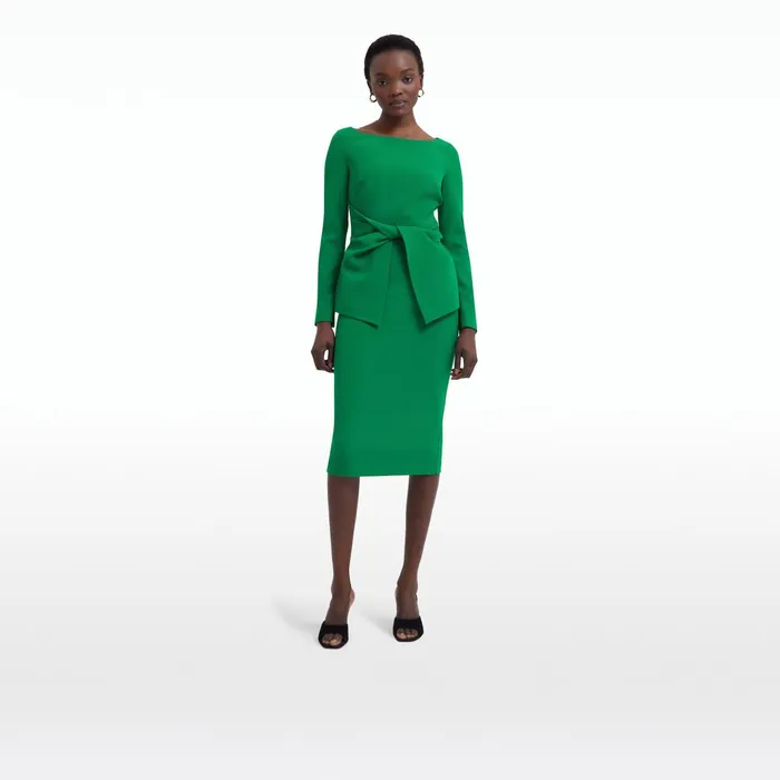 Safiyaa Tayla Jewel Green Top Women Tops