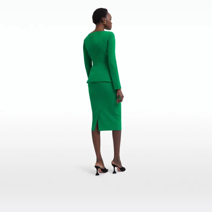 Safiyaa Tayla Jewel Green Top Women Tops