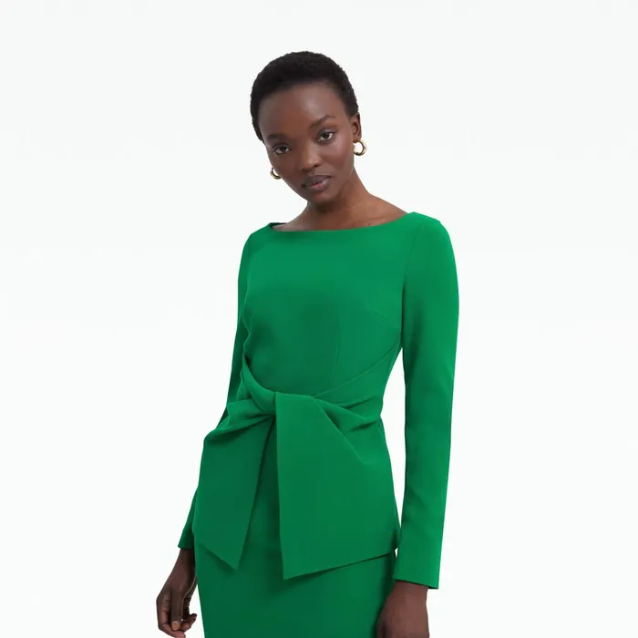 Safiyaa Tayla Jewel Green Top Women Tops