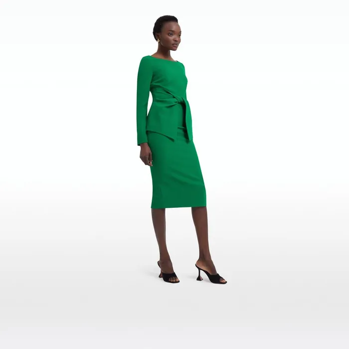 Safiyaa Tayla Jewel Green Top Women Tops