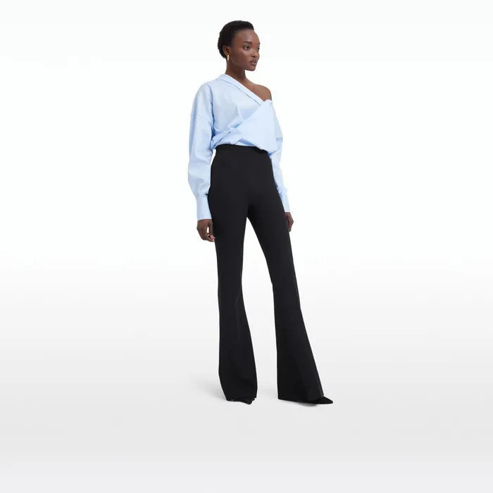 Safiyaa Tia Blue and White Blouse Women Tops