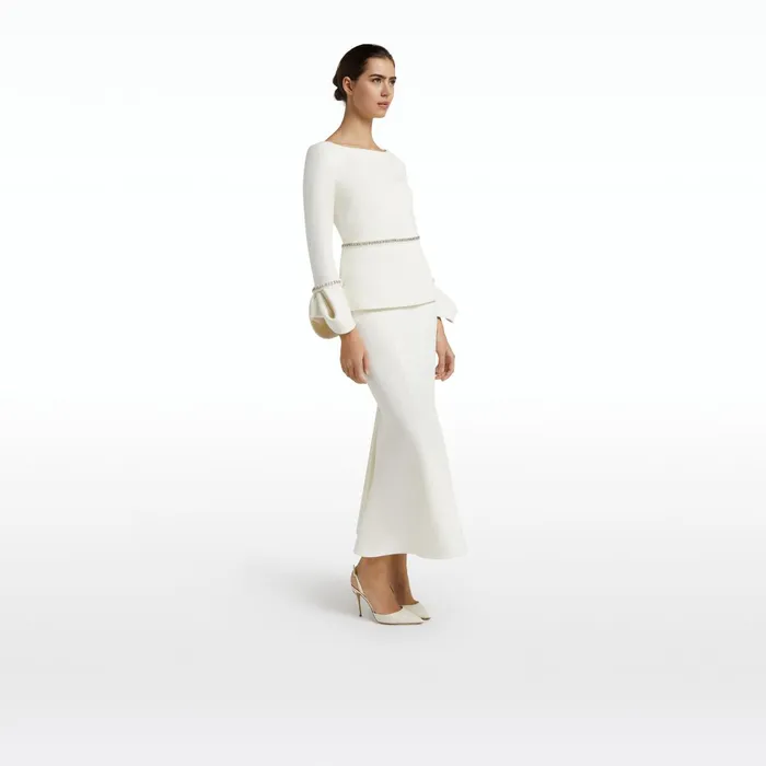 Safiyaa Tottie Ivory Top Women Tops