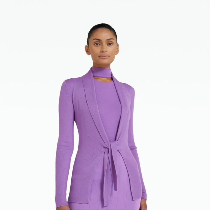 Safiyaa Uichama Lupine Knit Cardigan Women Knitwear
