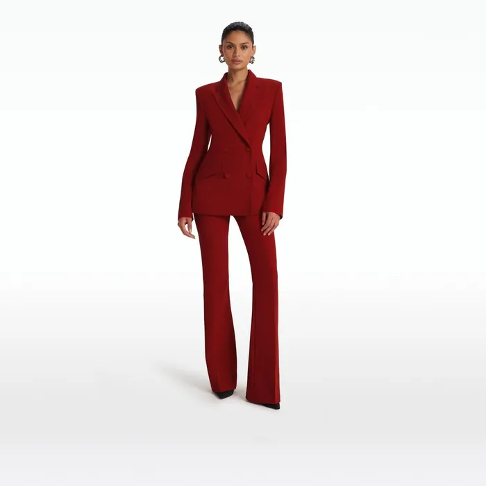 Safiyaa Wynnie Azalea Red Jacket Women Jackets Coats