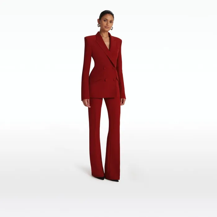 Safiyaa Wynnie Azalea Red Jacket Women Jackets Coats