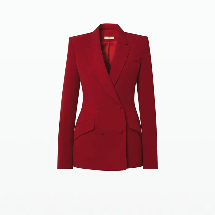 Safiyaa Wynnie Azalea Red Jacket Women Jackets Coats