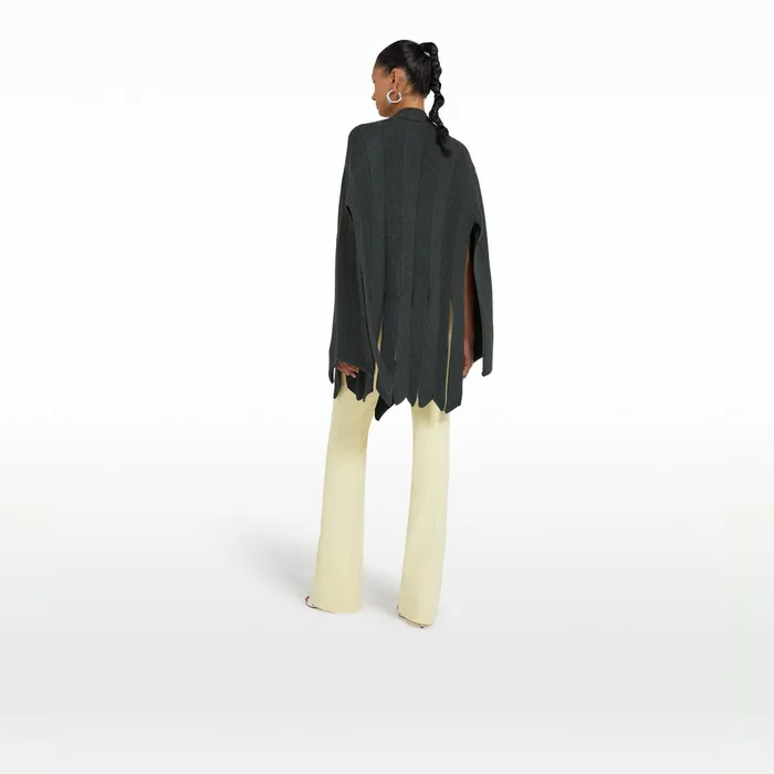 Safiyaa Yara Grey Melange Knit Women Knitwear