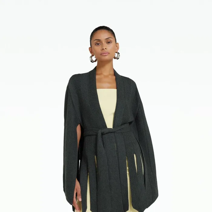 Safiyaa Yara Grey Melange Knit Women Knitwear