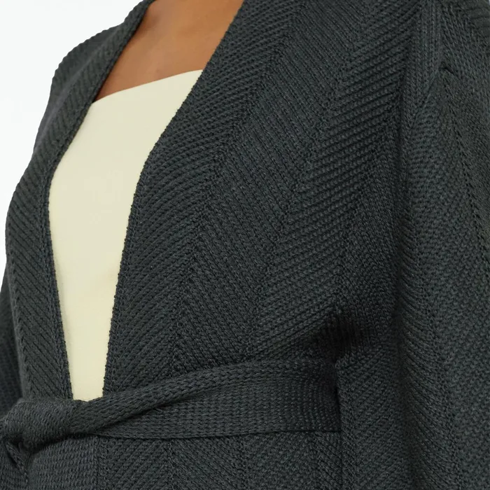 Safiyaa Yara Grey Melange Knit Women Knitwear