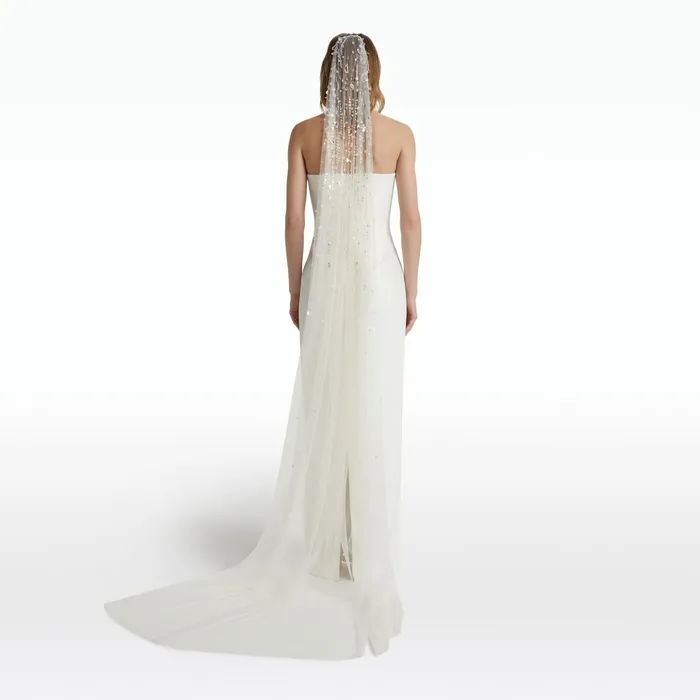 Safiyaa Zuhal Ivory Long Dress Women Dresses