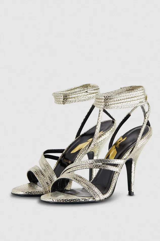Sandals Women Patrizia Pepe Heeled Sandals Platinum