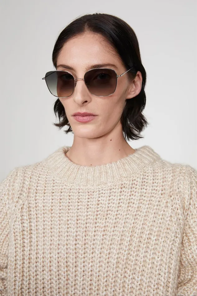 Santorini Sunglasses Silver Women Rodebjer Eyewear