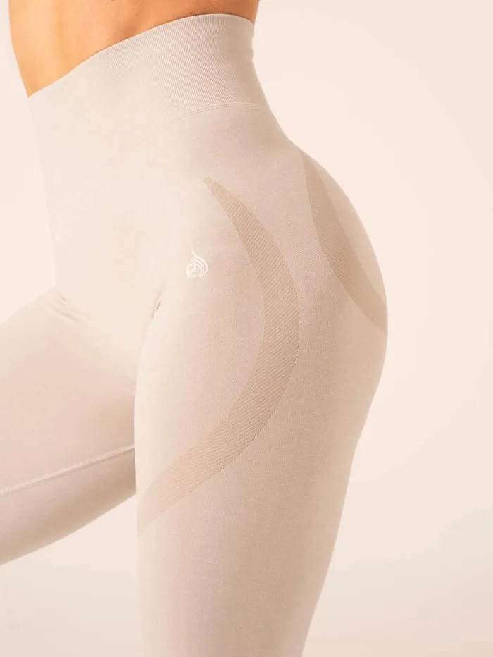 Sculpt Seamless Leggings 8211 Stone Marl Women Ryderwear Leggings