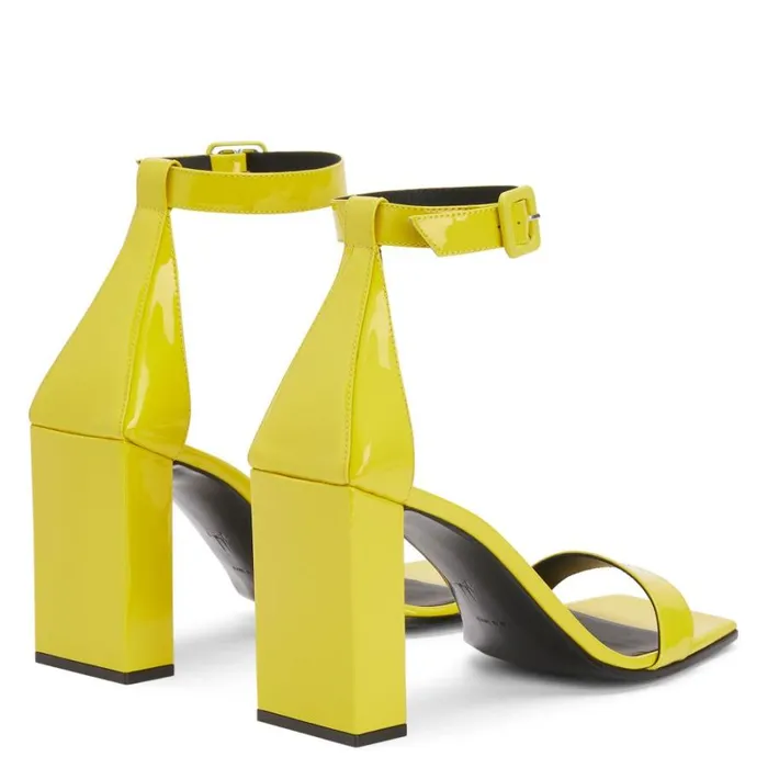 Shangay Buckle Yellow Women Giuseppe Zanotti Sandals