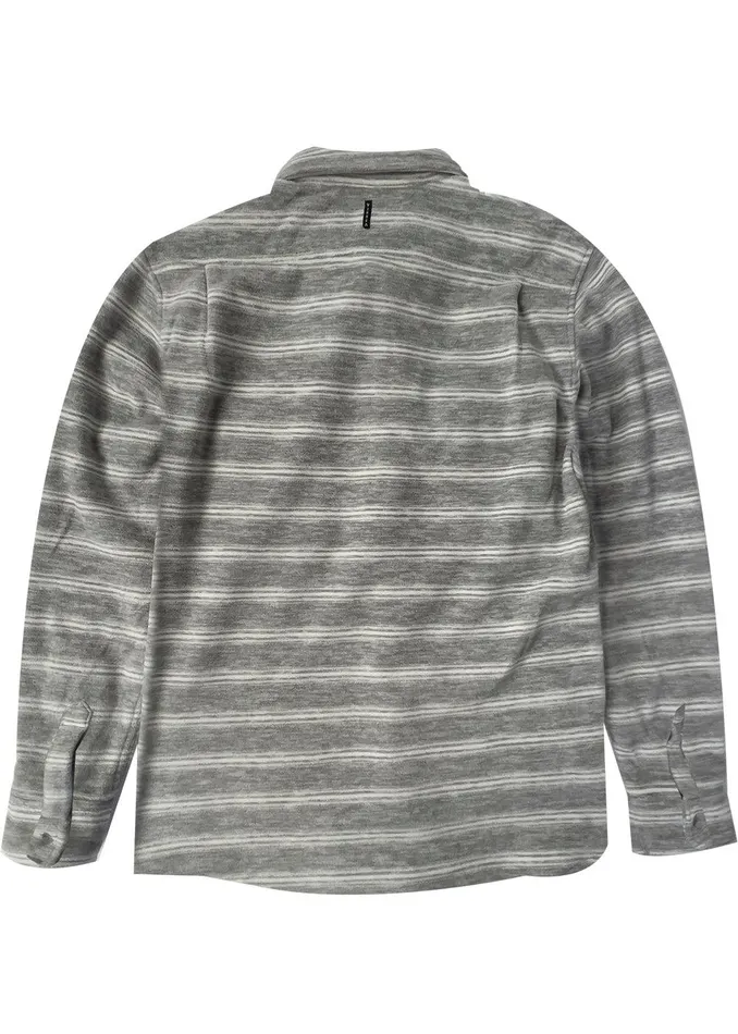 Shirts and Flannels Men Vissla EcoZy Ls Polar Flannel Grey Heather Shirts and Flannels Men Vissla EcoZy Ls Polar Flannel Grey Heather