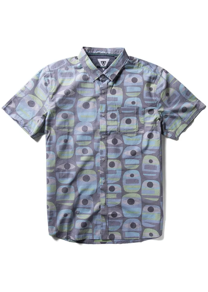 Shirts and Flannels Men Vissla Minds Eye Eco Ss Shirt Jade