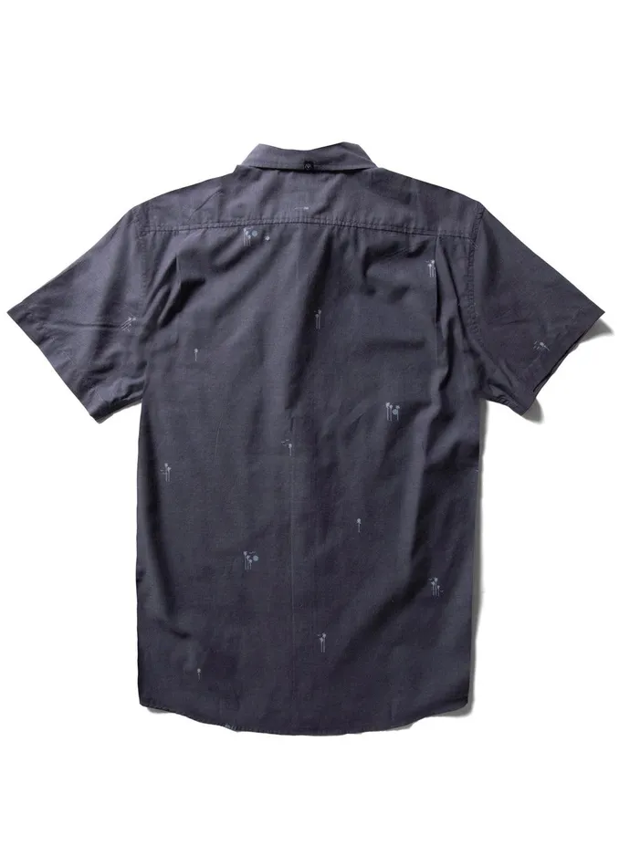 Shirts and Flannels Men Vissla Palm Away Eco Ss Shirt Charcoal Shirts and Flannels Men Vissla Palm Away Eco Ss Shirt Charcoal