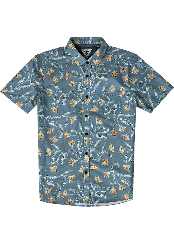 Shirts and Flannels Men Vissla Sight Study Eco Ss Shirt Night