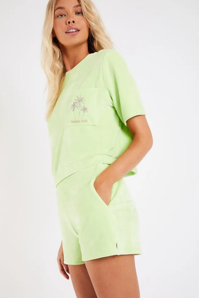 Shorts Green 8211 SCOTTY SEALAKE Green Women Banana Moon Pants and Shorts