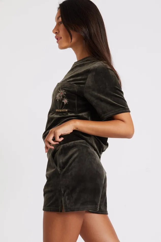 Shorts Khaki 8211 SCOTTY SEALAKE Khaki Women Banana Moon Shorts and Playsuits