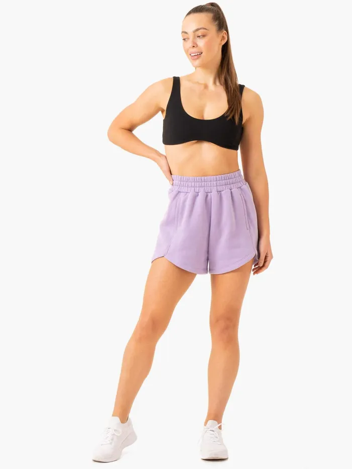 Sideline Track Shorts 8211 Lilac Women Ryderwear Trackset