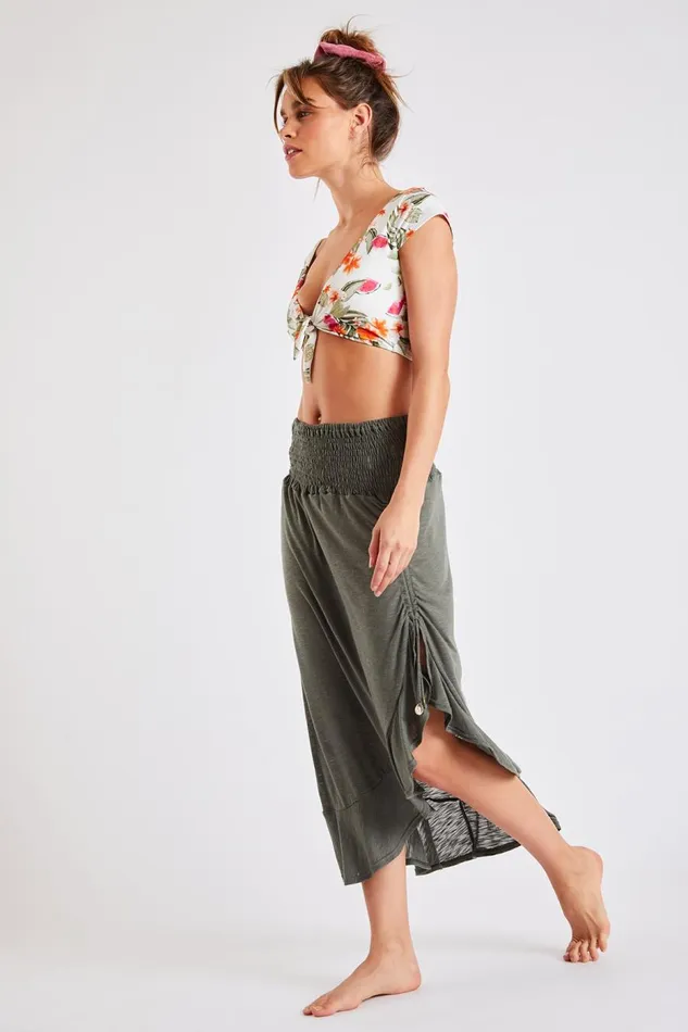 Skirt Khaki 8211 KAILUA CARAIVA Khaki Women Banana Moon Skirts