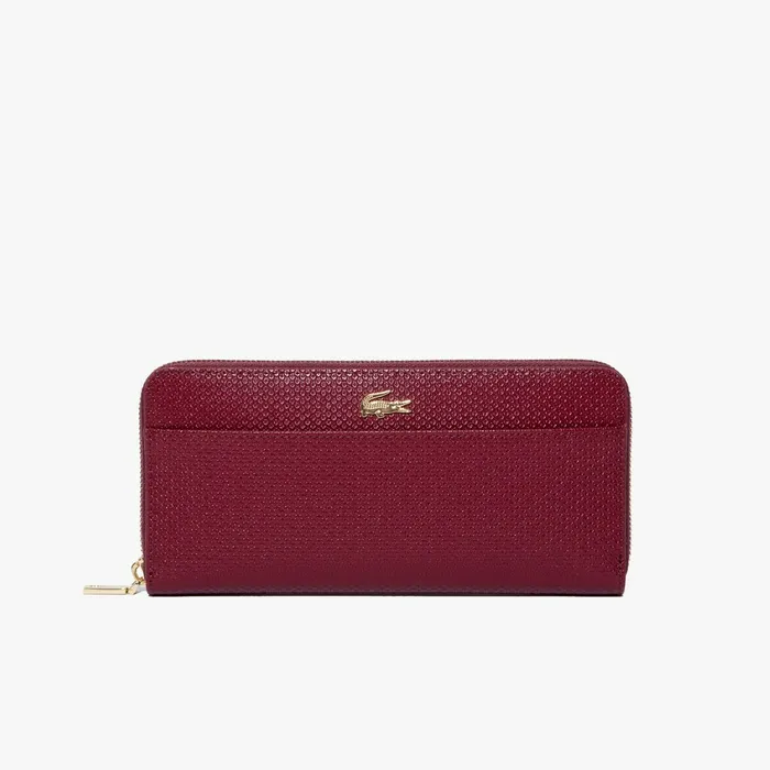 Small Leather Goods Lacoste Womens Chantaco Leather 12 Card Wallet Tawny Port On Sale Small Leather Goods Lacoste Womens Chantaco Leather 12 Card Wallet Tawny Port On Sale
