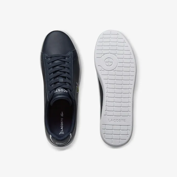 Sneakers Lacoste Mens Carnaby Evo Leather Sneakers Nvy Cheap On Sale