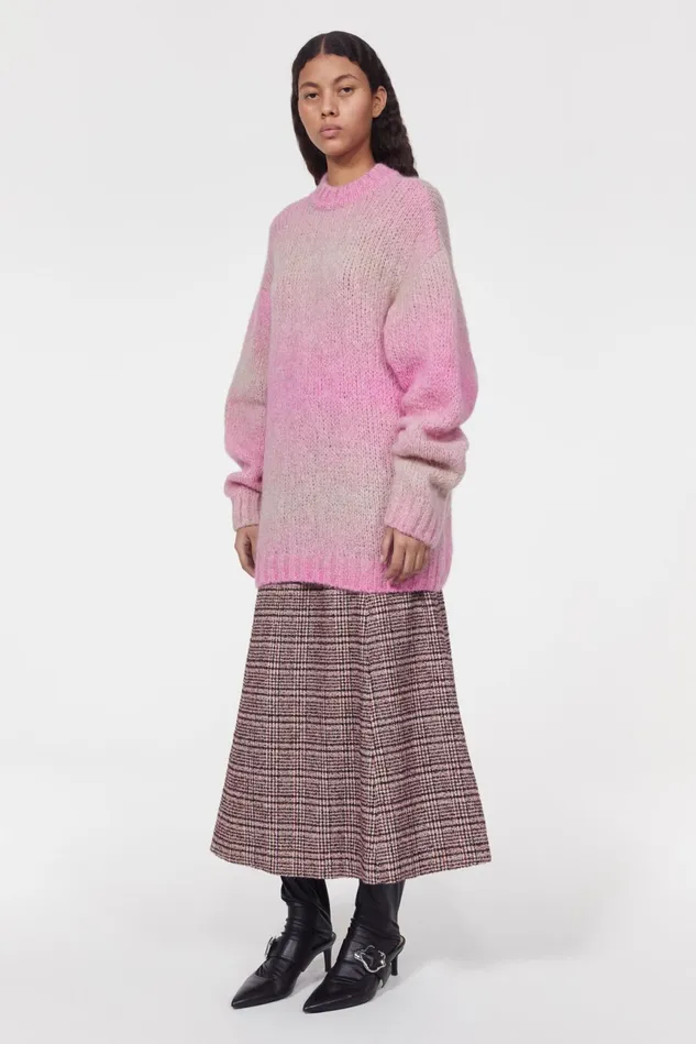 Sri Knitted Sweater Pink Women Rodebjer Knitwear