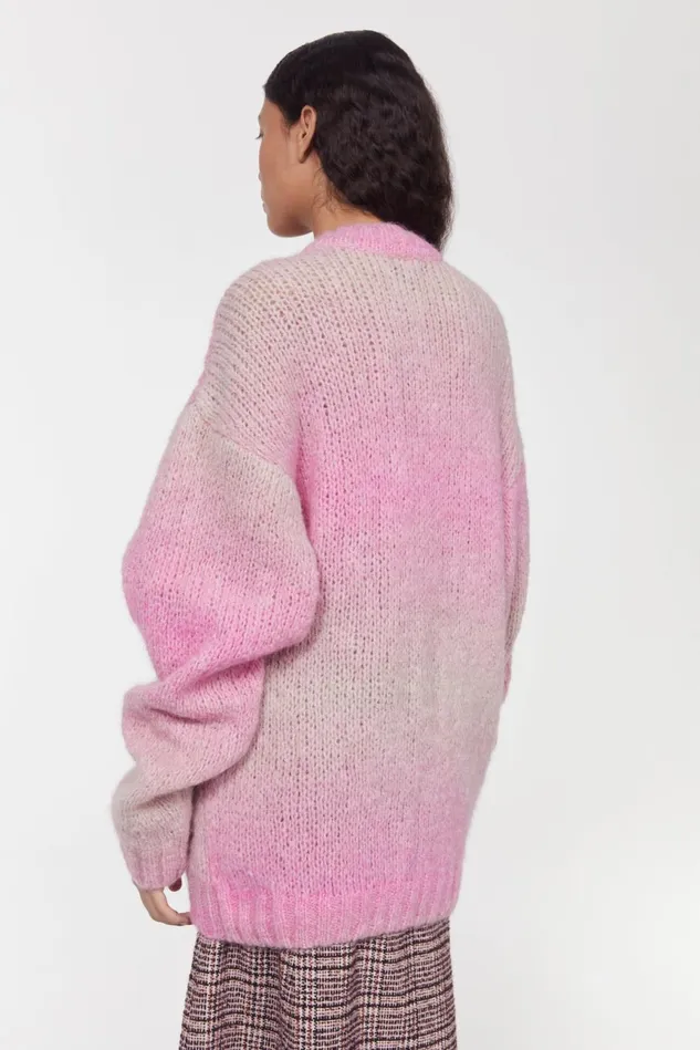 Sri Knitted Sweater Pink Women Rodebjer Knitwear