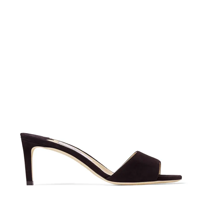 Stacey 65 Black Suede Mules Black Women JIMMY CHOO Mules
