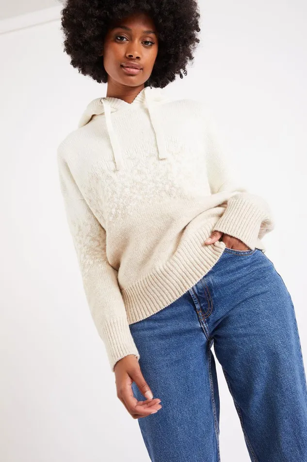 Sweater Ecru 8211 RYAN SNOWDROP Ecru Women Banana Moon Sweaters